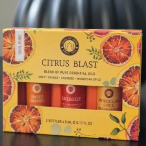 Song of India – Citrus Blast Collectie (3x 5 ml) – Essentiële Oliën voor Energie & Vitaliteit